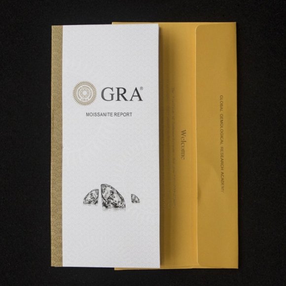 1 Carat Moissanite Wedding Engagement Ring - Picture 9 of 10